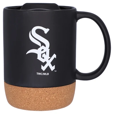 The Memory Company Tasse à fond en liège avec couvercle des White Sox de Chicago