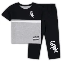 Ensemble t-shirt et pantalon Chicago White Sox Batters Box pour tout-petit