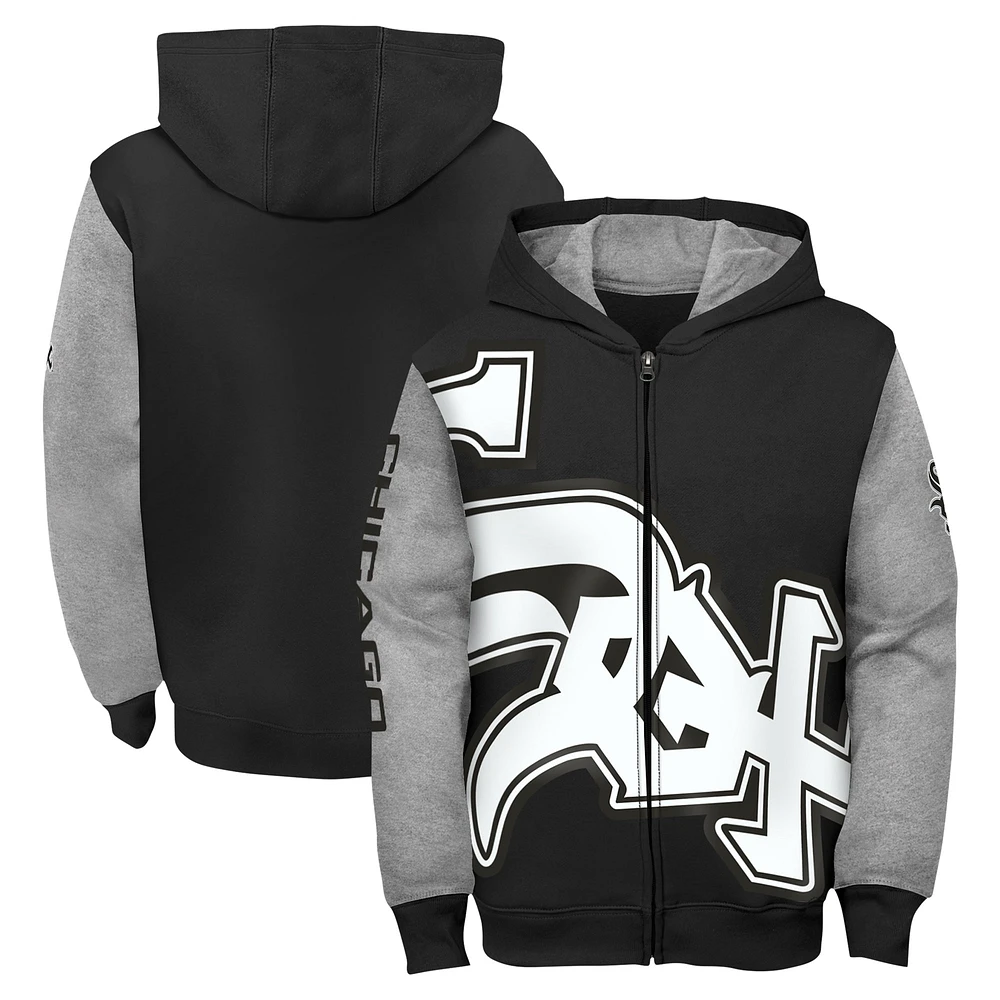 Toddler Black Chicago White Sox Postcard Full-Zip Hoodie