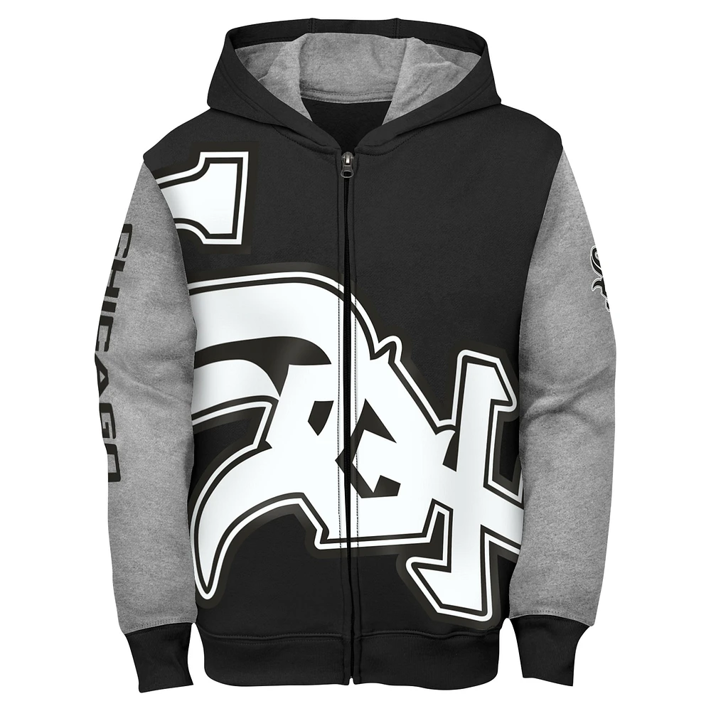 Toddler Black Chicago White Sox Postcard Full-Zip Hoodie