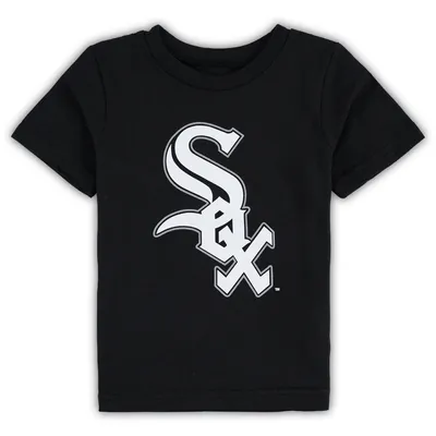 Toddler Black Chicago White Sox Team Crew Primary Logo T-Shirt