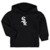 Sweat à capuche noir en molleton avec logo principal de l'équipe des White Sox Chicago pour tout-petit