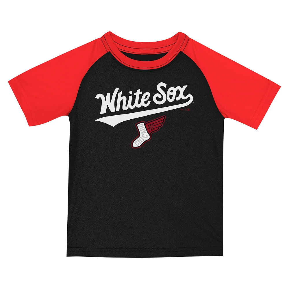 Toddler Nike  Black/Red Chicago White Sox 2025 City Connect T-Shirt & Short Set