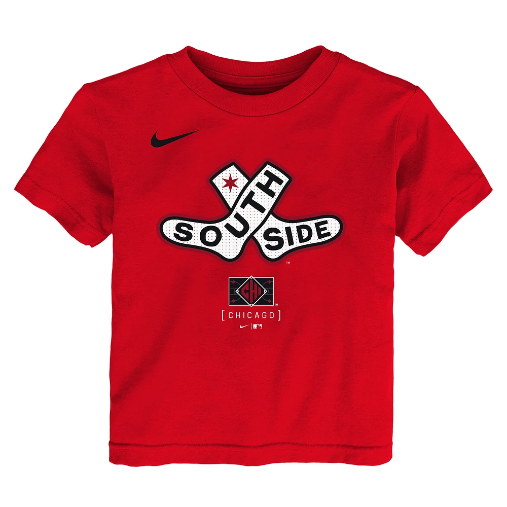 Toddler Nike  Red Chicago White Sox 2025 City Connect Logo T-Shirt