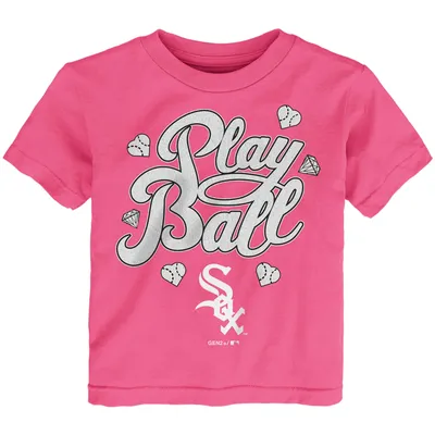 Chicago White Sox Toddler Ball Girl T-Shirt - Pink