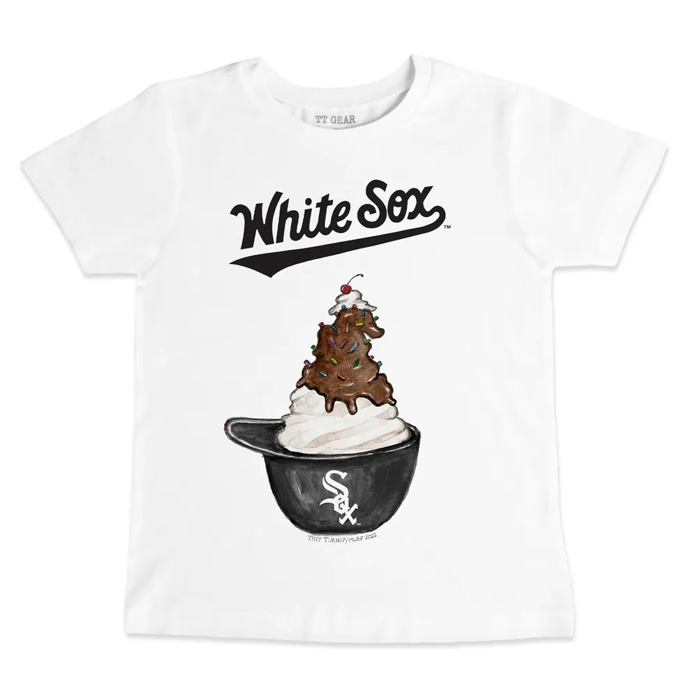 Lids Chicago White Sox Tiny Turnip Toddler Sundae Helmet T-Shirt