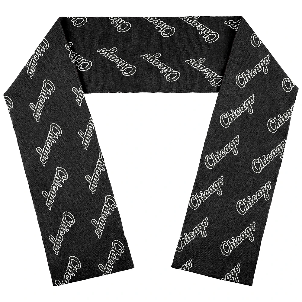 WEAR by Erin Andrews Chicago White Sox Team Wordmark Scarf