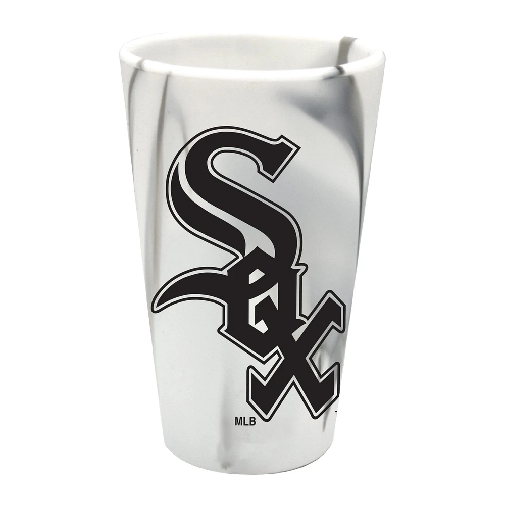 WinCraft Chicago White Sox 16oz. Verre à pinte en silicone à la mode