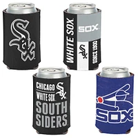 WinCraft Chicago White Sox 4-Pack 12oz. Ensemble refroidisseur de canettes