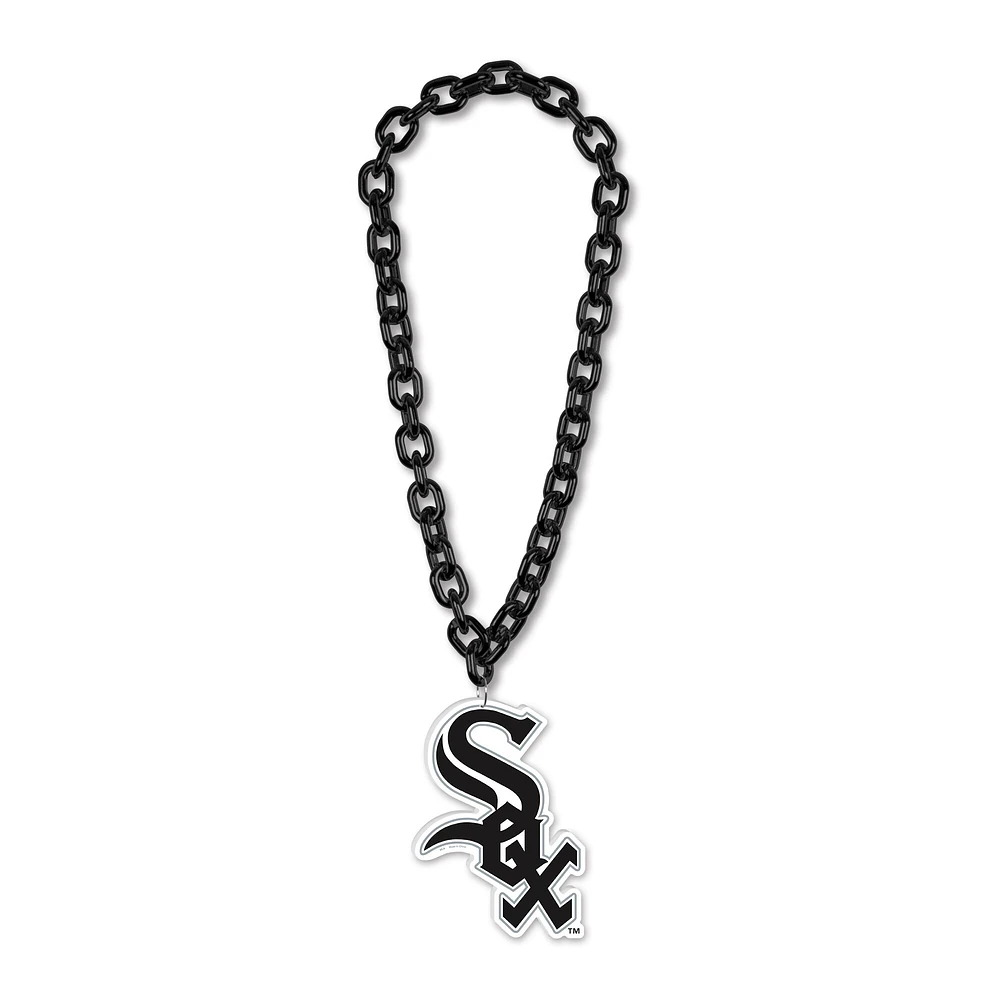 WinCraft Collier avec logo à grande chaîne des White Sox de Chicago