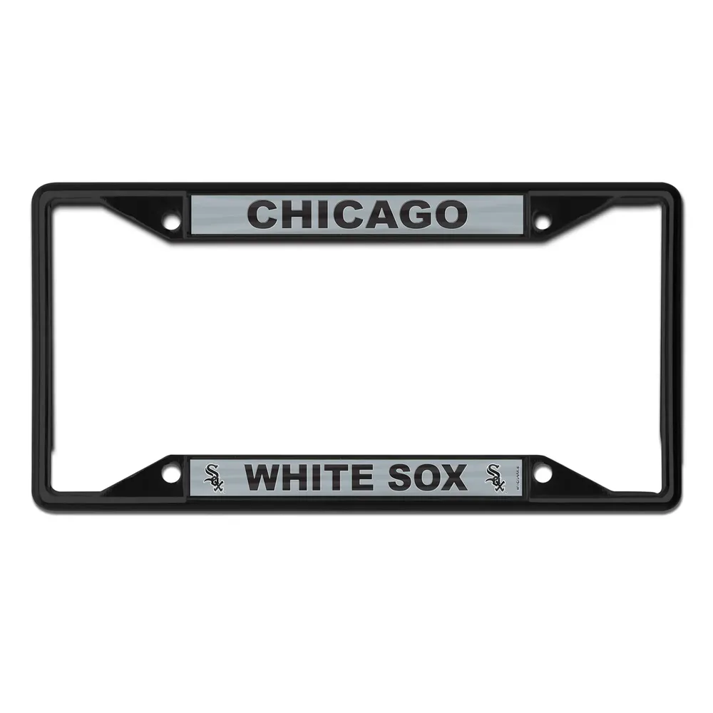 WinCraft Chicago White Sox Cadre de plaque d'immatriculation couleur chrome