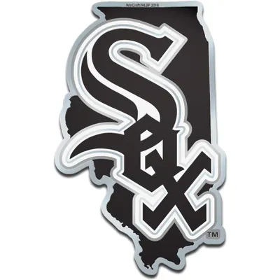 Chicago White Sox WinCraft Metallic State Shape Acrylic Auto Emblem
