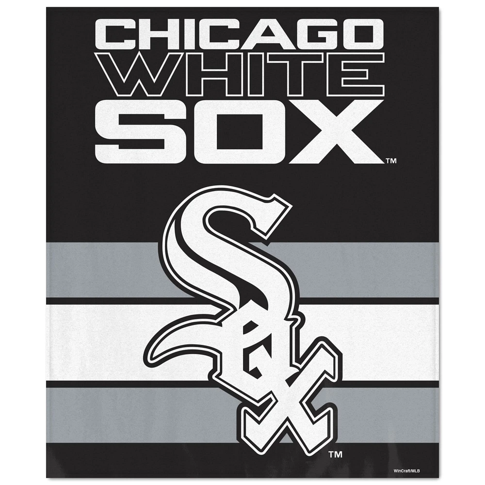 Jeté WinCraft Chicago White Sox Ultra Plush 127 x 152,4 cm