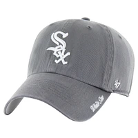 Women's '47 Gray Chicago White Sox Luminance Cheer Clean Up Adjustable Hat