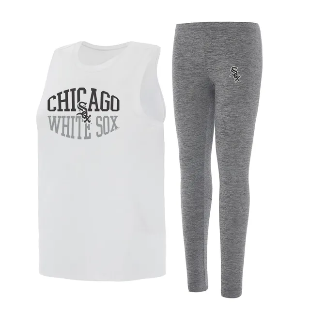 Lids Chicago White Sox Concepts Sport Women's Contend Tank & Leggings Set -  Charcoal/White