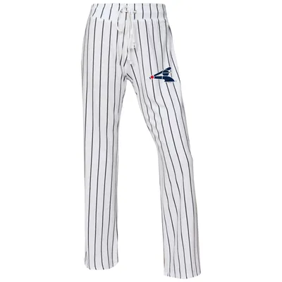 Pantalon de nuit Vigor Pinstripe Chicago White Sox Concepts Sport pour femme, blanc