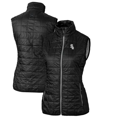 Chicago White Sox Cutter & Buck Women's Rainier PrimaLoft Eco Full-Zip Puffer Vest