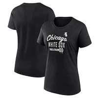 Women's Fanatics Black Chicago White Sox Logo Fitted T-Shirt