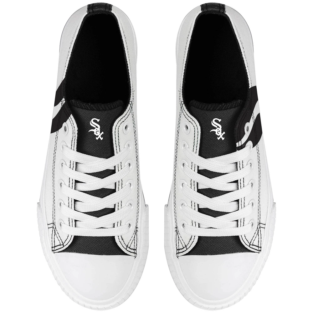 Women's FOCO Chicago White Sox Platform Canvas Shoes