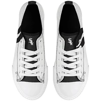 Women's FOCO Chicago White Sox Platform Canvas Shoes