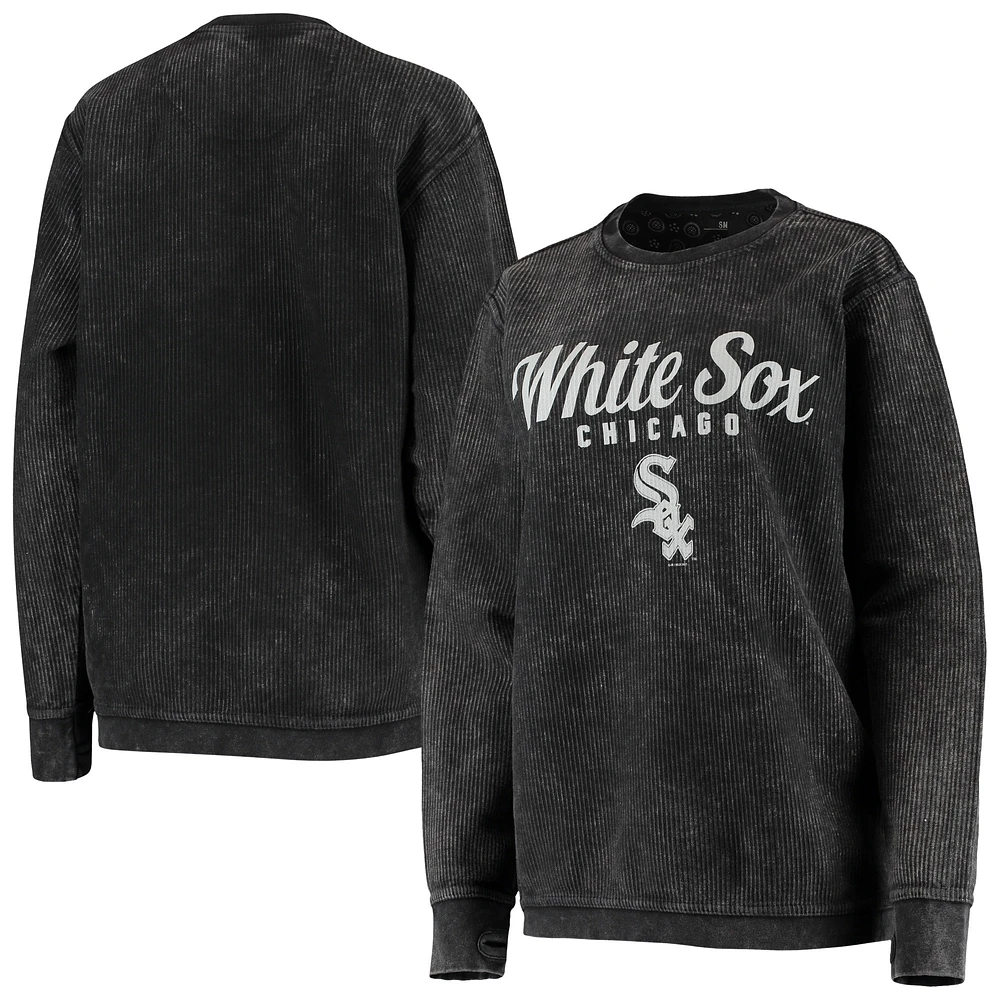 Sweat-shirt à enfiler confortable G-III 4Her by Carl Banks Chicago White Sox pour femme, noir