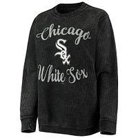 Sweat-shirt G-III 4Her by Carl Banks Chicago White Sox Script pour femme avec cordon confortable