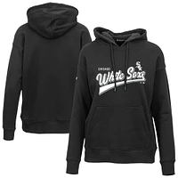 Women's Levelwear  Black Chicago White Sox Adorn Retro Team 2.0 Pullover Hoodie