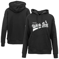 Women's Levelwear  Black Chicago White Sox Adorn Retro Team 2.0 Pullover Hoodie
