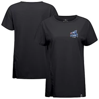 T-shirt noir pour femme avec logo Influx Core de la collection Cooperstown des Chicago White Sox Levelwear
