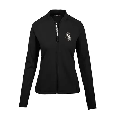 Chicago White Sox Levelwear Women's Ezra Full-Zip Jacket - Black