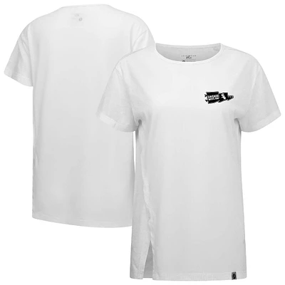 T-shirt blanc pour femme Influx Rafters des Chicago White Sox de Levelwear