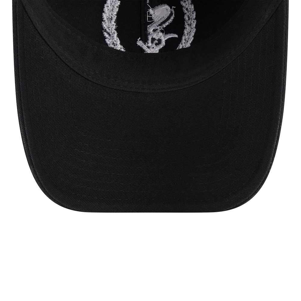 Casquette réglable New Era Chicago White Sox Leaves 9TWENTY pour femme