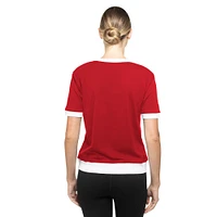 Women's New Era  Red Chicago White Sox 2025 City Connect Rhinestone V-Neck T-Shirt