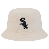 Women's New Era White Chicago Sox Chrome Cozy Bucket Hat