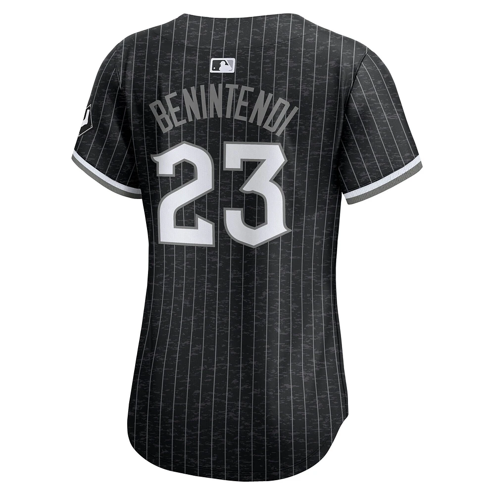 Women's Nike Andrew Benintendi Black Chicago White Sox City Connect Limited Jersey