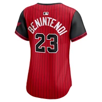 Women's Nike Andrew Benintendi Red/Black Chicago White Sox 2025 City Connect Limited Player Jersey
