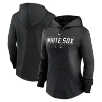 Sweat à capuche Performance d'avant-match Nike Chicago White Sox Authentic Collection pour femme, noir