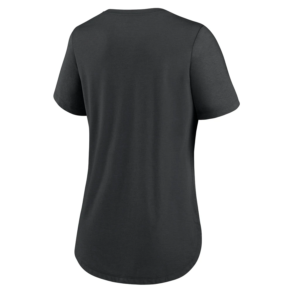 Women's Nike  Black Chicago White Sox City Connect Tri-Blend T-Shirt