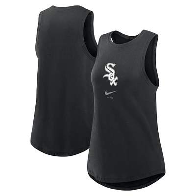 Débardeur Nike noir à col montant pour femme Chicago White Sox Legacy Icon Performance