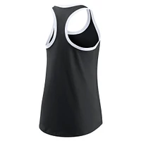 Women's Nike Black Chicago White Sox Tech Tri-Blend Tank Top