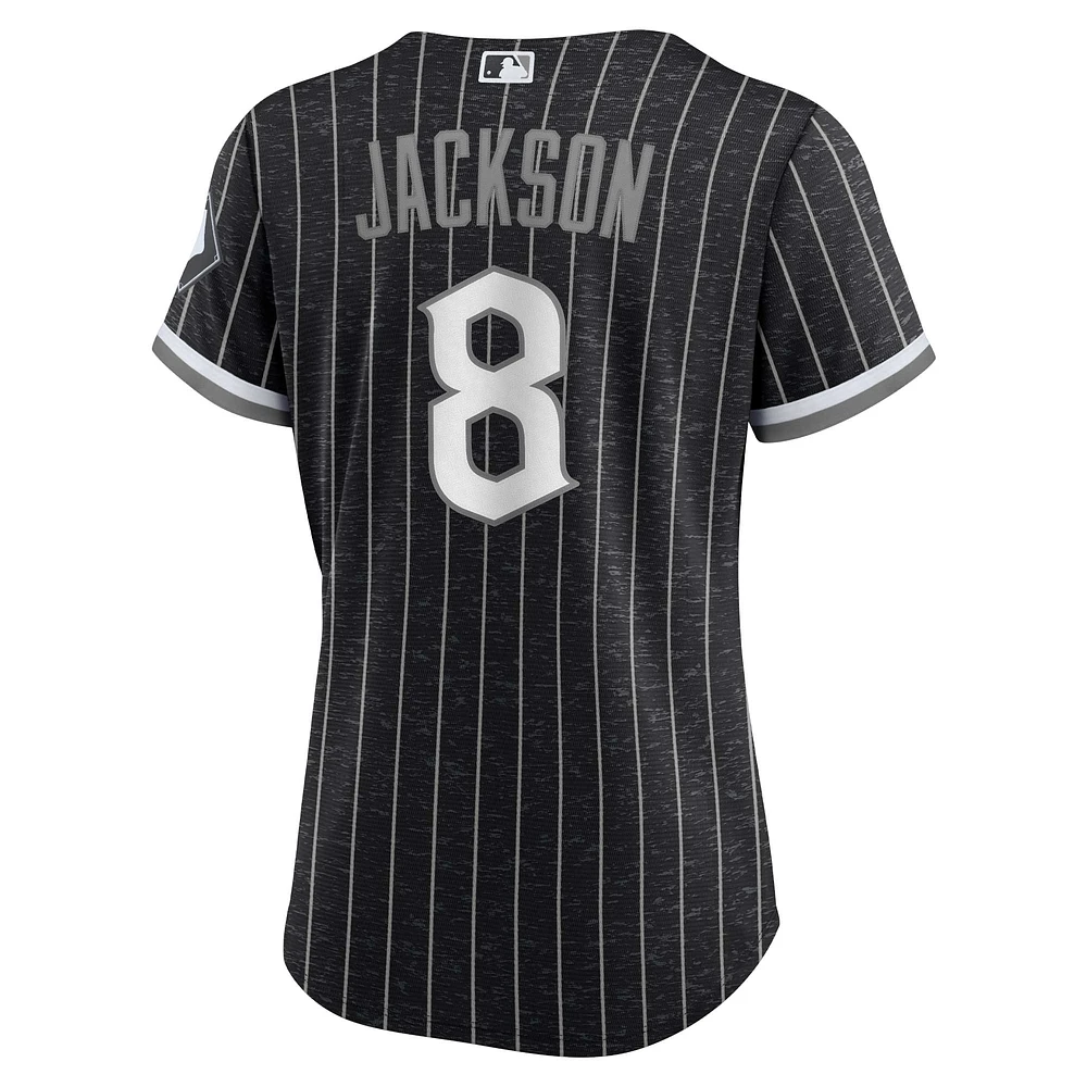 Femme Nike Bo Jackson Noir Chicago White Sox City Connect Replica Player Jersey