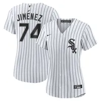 Maillot de joueur Nike Eloy Jimenez Blanc Chicago White Sox pour femme