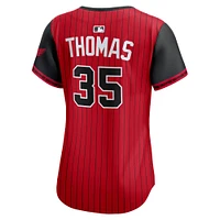 Women's Nike Frank Thomas Red/Black Chicago White Sox 2025 City Connect Limited Retired Player Jersey