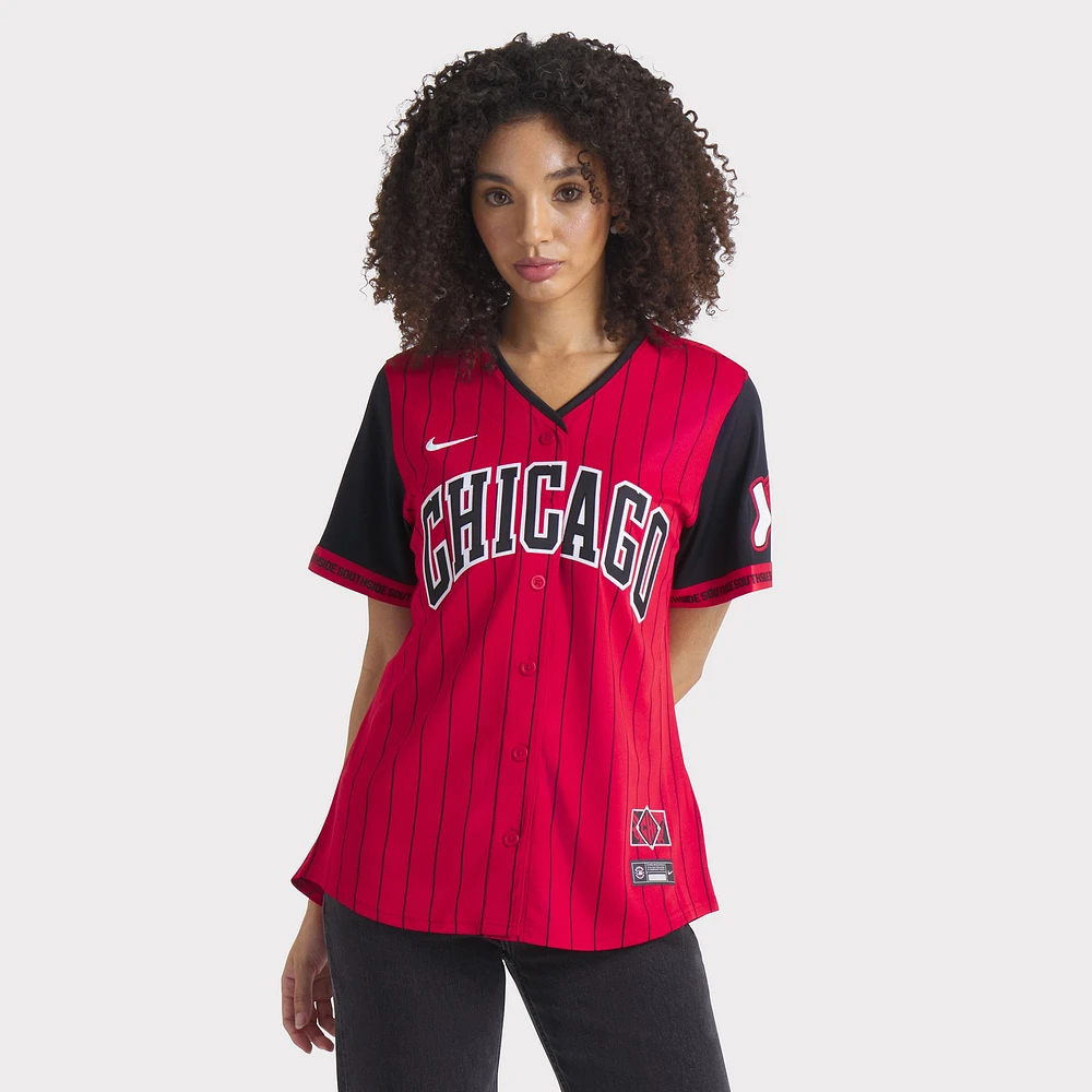 Women's Nike  Red/Black Chicago White Sox 2025 City Connect Limited Jersey