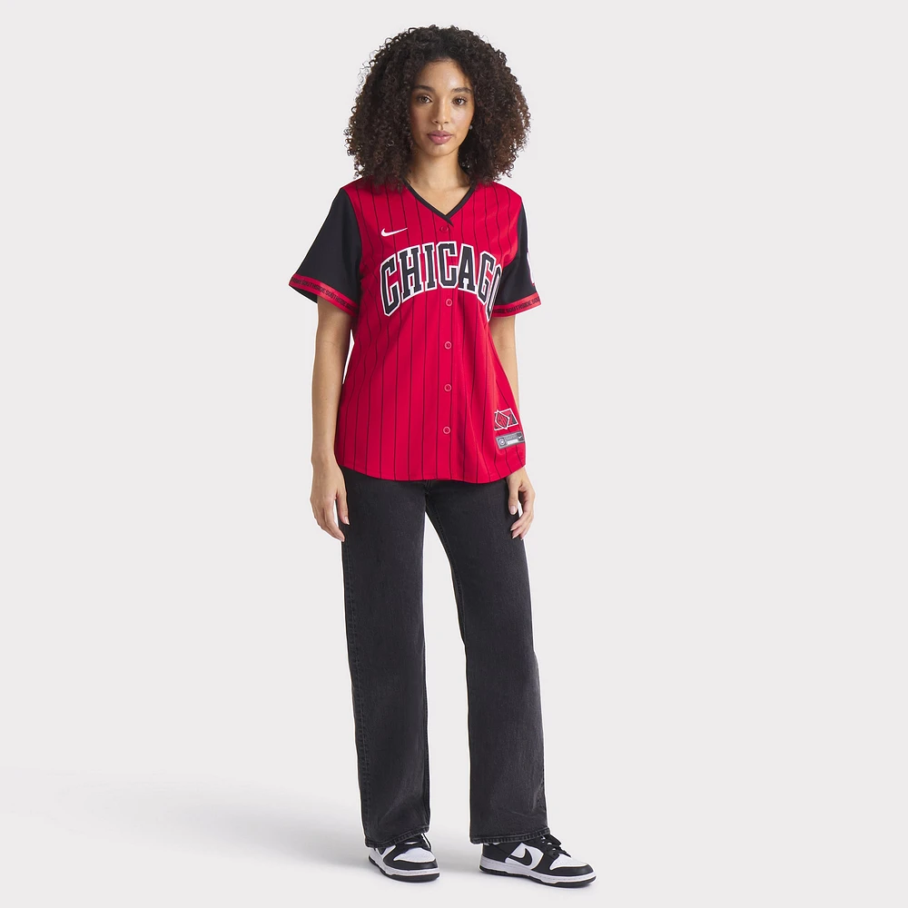 Women's Nike  Red/Black Chicago White Sox 2025 City Connect Limited Jersey