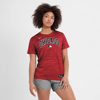 T-shirt Nike rouge Chicago White Sox 2025 City Connect Authentic Collection Velocity Performance pour femme