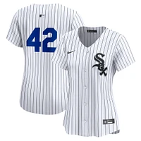 Women's Nike  White Chicago Sox 2024 Jackie Robinson Day Home Limited Jersey