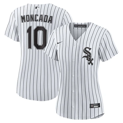 Maillot de joueur réplique domicile Nike Yoán Moncada blanc Chicago White Sox pour femme