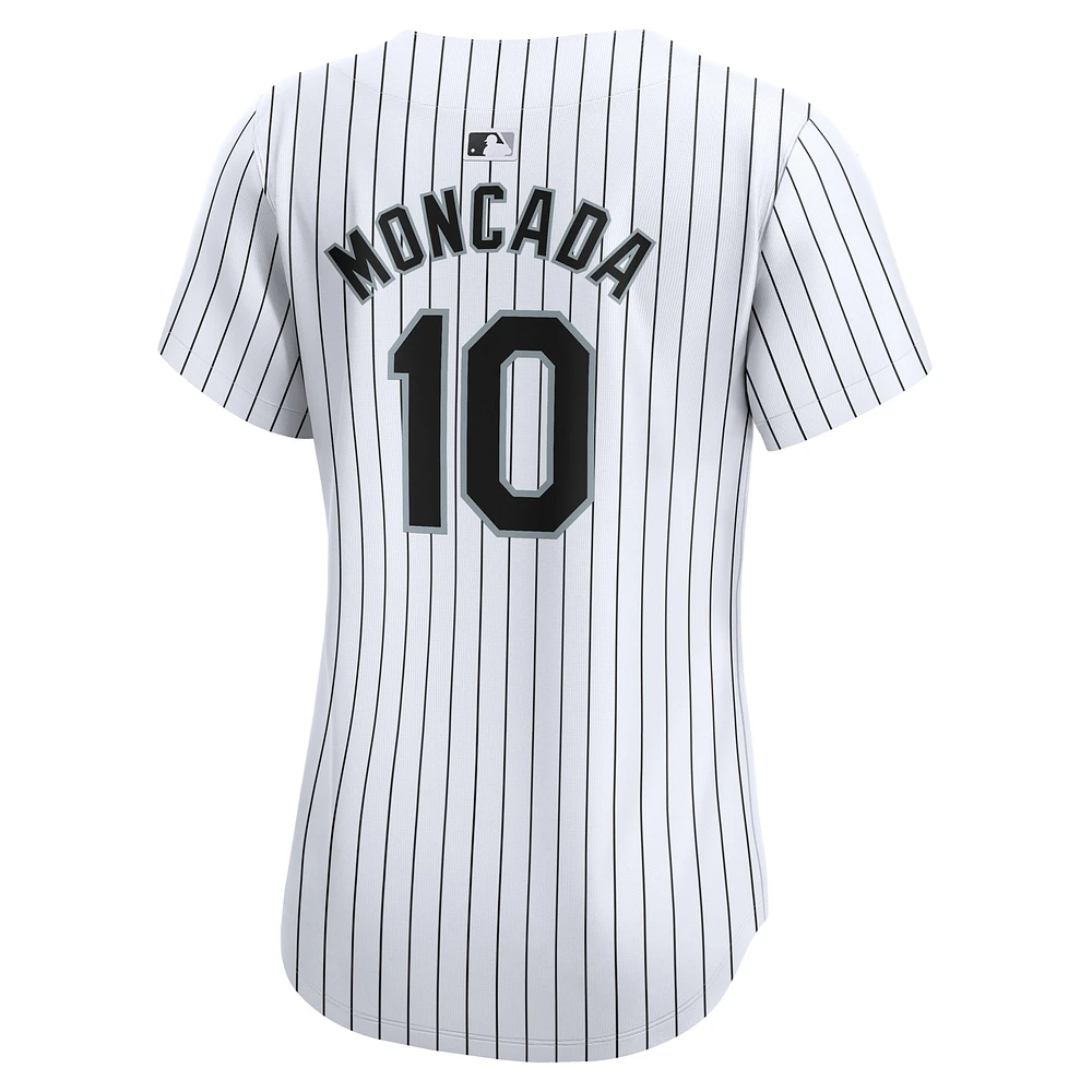 Maillot de joueur Nike Yoan Moncada blanc Chicago White Sox Home Limited pour femme