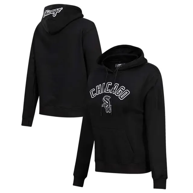 Men's Chicago White Sox Pro Standard Black Team Logo Pullover Hoodie